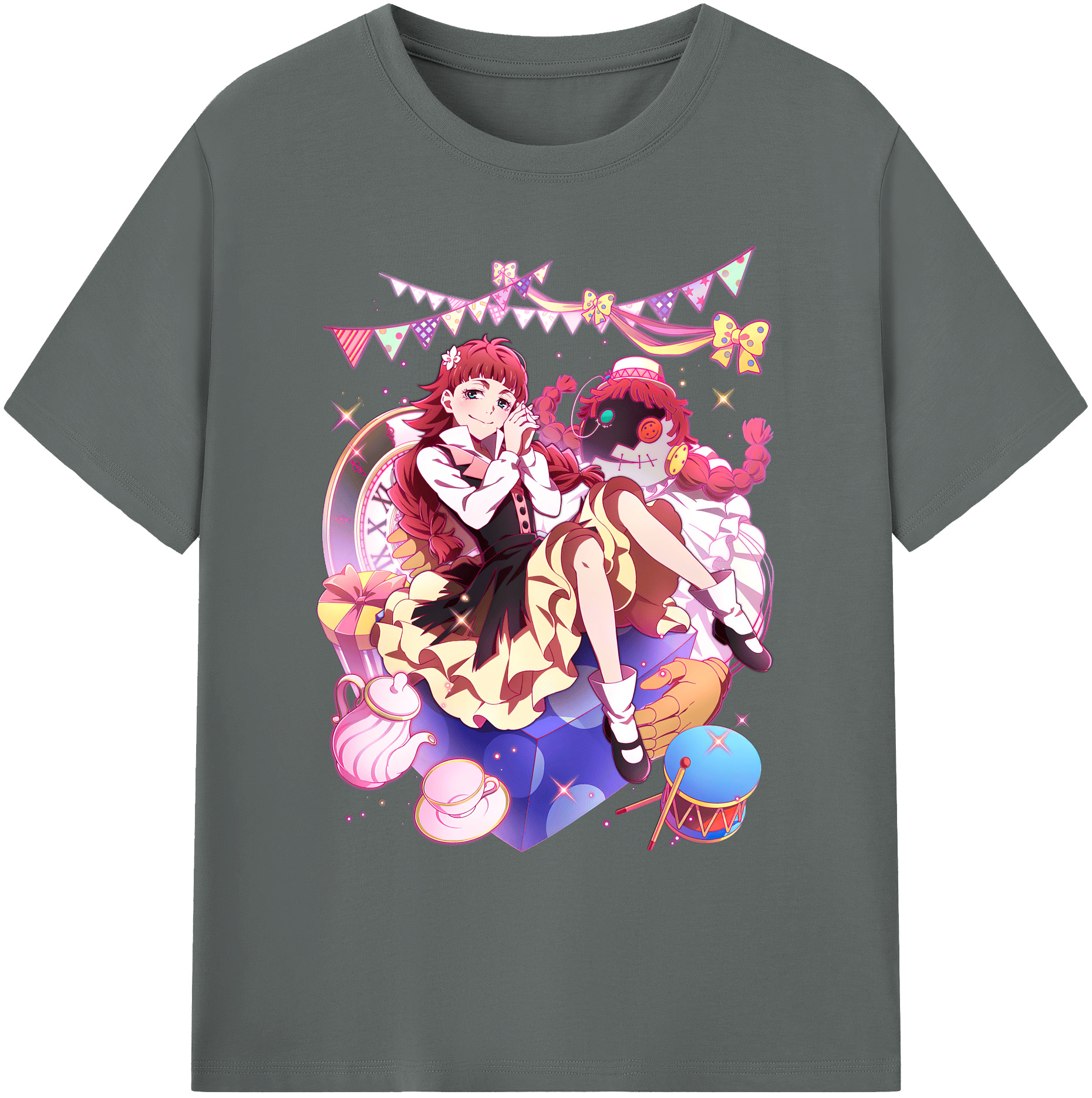 （画像用） 文豪ストレイドッグス Bungo Stray Dogs 綿100％ メンズ半袖Tシャツ｜肌触りやわらか＆通気性